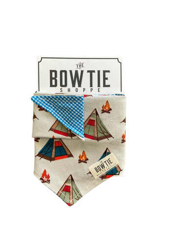 Reversible Pet Bandana - Campfire