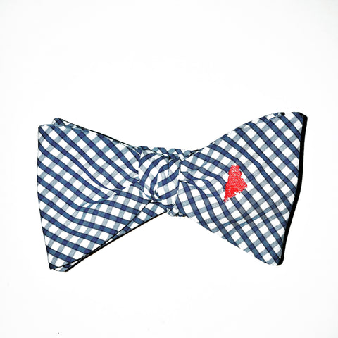 Maine Check Bow Tie