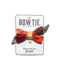 Mademoiselle Pet Bow - Crayon Check Flannel