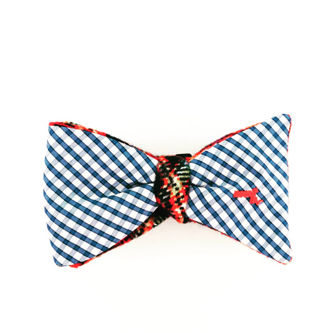 Massachusetts Plaid and Check Bow Tie