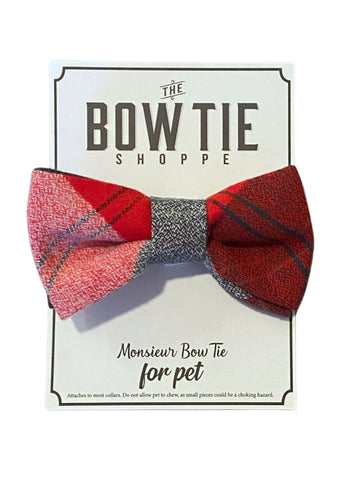 Monsieur Pet Bow Tie - Giant Americana Check